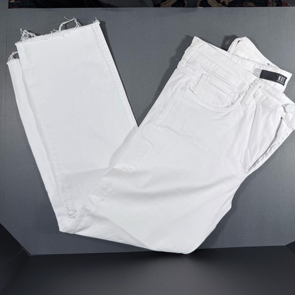 Kut from the Kloth Denim - Kut from the Kloth Rachael Fab Ab           Optic White Straight leg Jeans
